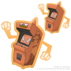 omnisregion:Electric/Fighting Rotom based on an old school arcade cabinet.  I’ve provided 2 versions.  If this wins and the mods are willing, I’d like it if Omnis held another contest or two to design a logo and art (featuring an Omnis pokemon)