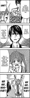 Sundays are fundays!!!Â  But today is Monday T_T This is from the manga Aho Girl