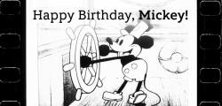 Happy 85th Birthday, Mickey (18 November 2013 &hellip; 85 years since “Steamboat Willie”)