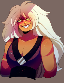 terraterrific:I’m sorry but bae could fuse with me anytime I mean hot damn.nuuu! I was suppose to hate Jasper and not find her sexy &gt; ///&lt; &lt;3