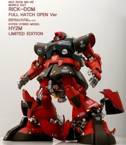 gunjap:  HY2M Limited Edition Rick-Dom Full Hatch Open Ver. Latest Work by ACOUSTIC. Full Photo Reviewhttp://www.gunjap.net/site/?p=270292