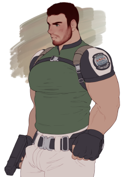 ruisselait:So… I love Chris Redfield from RE5  Unf! 😍