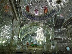 beautifuliran:  Shah Cheragh (King’s Light) Mosque- Shiraz, Iran   This looks like the place I was walking around in during a past life regression.  (After I reblogged this I went back to sleep and had a vivid dream of visiting this place. There were