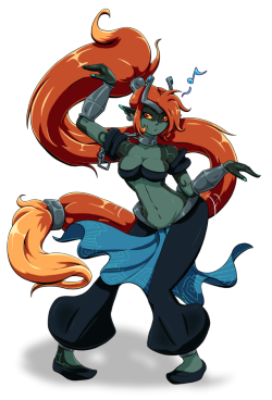 dd-danimarion:  And here we go.  Did this real fast because I saw a lot of cross-transformations between Shantae and Midna around the web, and I wanted to give it a go too.I’ll be honest, the Imp Midna colour palette is enough to spice most things up.