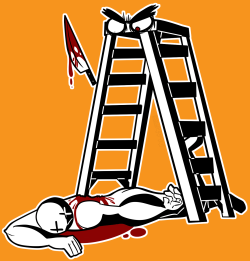 Day twenty three of Drawlloween 2016, and today’s theme was, “Superstition Sunday”&hellip; Guess walking under ladders IS bad luck.