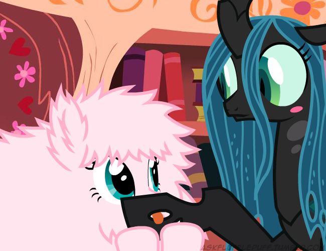 queen chrysalis and fluffle puff coloring pages - photo #7