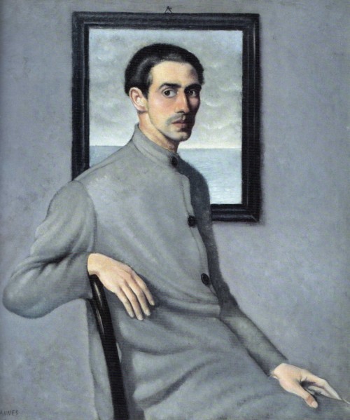 thunderstruck9: Mario Lannes (Italian, 1900-1983), Autoritratto [Self-portrait], c.1930-35. Oil on canvas. Palazzo Attems Petzenstein, Gorizia, Italy