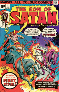 The Son of Satan No. 1 (Marvel Comics, 1975). Cover art by Kane and Esposito. From Oxfam in Nottingham.