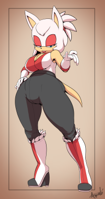 sonicboom53:  Cherrie is the name I finally decided on for the tri-fusion of Rouge, Blaze, and Amy I made a whiles back. This is her. A slight redesign to keep it less “Amy like.” Quite happy with how it came out. There will be more of here in the