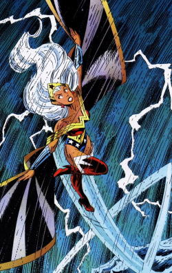 superheroesincolor:  Amalgam Comics - Amazon #1 (1996) // Amalgam ComicsWonder Woman (Ororo)Story:John Byrn, art:John Byrn