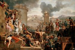 hadrian6:  Metellus Raising the Siege. 1805. Armand Charles Caraffe. French 1762-1822. oil /canvas. http://hadrian6.tumblr.com 