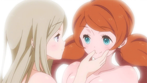 Snuggle Anime Gif : Okita and chizuru~happy snuggle | anime♥ anime
