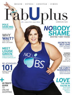 this-is-life-actually: FabUplus is the world’s first health and fitness magazine specifically for curvy women! It launched in June and opposed to hyping stories about “flat abs” or “how to get lean and sexy in 15 minutes,” its stories include