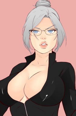 moonchild-77:Quick sketch because this will be my next Cosplay, meiko shiraki in her black catsuit, I will also post the photos here ✨