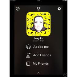 Here is my snapchat 