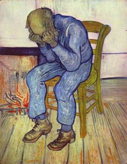 Vincent Van Gogh.Â Sorrowing Old Man (&lsquo;At Eternity&rsquo;s Gate&rsquo;).Â 1890.