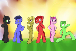 Ponified Versions of the Kyoryugers Stream Request