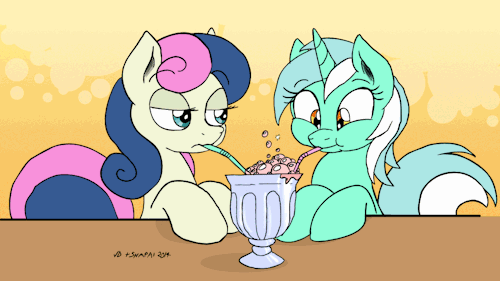 Two mares , one cup