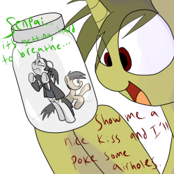 datte-before-dawn:  Whatsapokemon keeping me and Pj in a jar to force a ship. Y’know. Everyday sh*t.  This is accurate. (I ship them so hard)