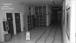unexplained-events:  Deerpark CBS Poltergeist October 1st 2017 around 3pmDeerpark CBS, a high-school in Ireland, caught what appears to be poltergeist activity on their CCTV camera. HERE is the video. The best part about the video is that it has audio,