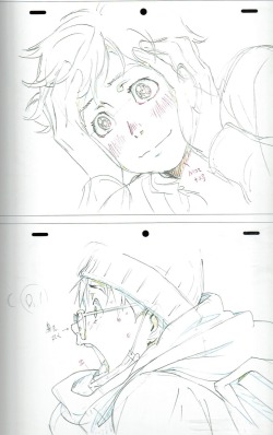 melody-of-ever-blue:Cell art and rough sketches for later illustrations found in The Art of Tadashi Hiramatsu and its companion book Usui Hon
