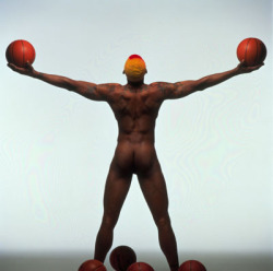 lamarworld:  Ex-NBA player Dennis Rodman ass &amp; dick.