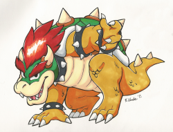 faster-by-choice:  A little late for Koopalings Week, but who cares! I had fun drawing these goofballs and they were great marker practice :) Iggy is large because he was too tall to fit sideways on the page (such a rule breaker!), and although he’s