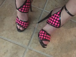 New shoes just came in  I’m so loving these Heel is so high forces me to take very short sissy steps  Can’t wait till I’m locked in them  ( biting my lip)  Please repost and humilite and degrade me  Yours truly  Sissy cuck cumdumpster  Jasmin