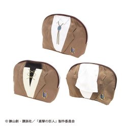 snkmerchandise: News: Adores’ Shingeki no Kyojin Uniform Pouches Original Release Date: February 17th, 2017Retail Price: N/A (Prizes) The Adores Crane Games Shops in Japan will soon feature special SnK prizes: pouches in the likeness of Erwin, Levi,