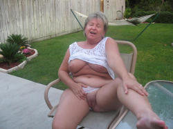 This heavyset older lady is showing us her pussy. Bet she would be one smooth ride for the right young stud.Find YOUR Mature Hefty Older Lady - FREE!