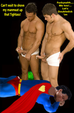 SUPERMAN IN TROUBLE .