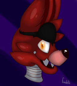 finestelite:  Yeah i know, I should be doing the requests feel free to hate moi.But I wanted to practice drawing the animatronics at different angles so I can apply them to my actual drawings.So I practiced drawing Foxy at the side.enjoy!