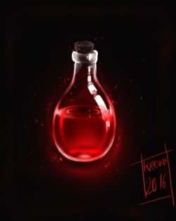 I’ve seen a lot of artists drawing their versions of potions lately, so here’s my attempt