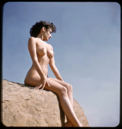 Vicki Palmer       ..soaks in the sunshine!Photographed by  —  George K. Mann