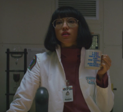 owlire: Dr. Azumi Fujita drinking from a mug that says “I can read your mind and you should be ashamed of yourself” is a big mood