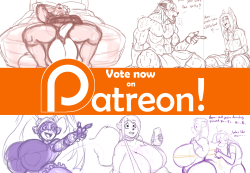 thestripedwurf:  Now on Patreon the second Batch of scraps that can be voted on! If you’d like to have a say in what gets finished, feel free to support  me on Patreon. Granted whatever gets finished will be posted for all to  see anyway.You can find