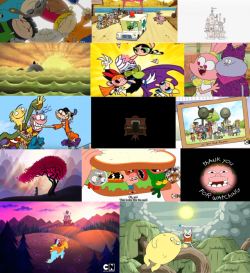 Cartoon Network shows finale compilation. Not all of them, but some i remember
