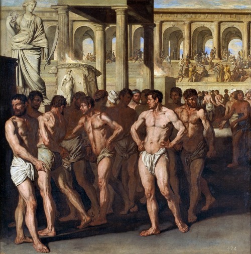 coraltigerpizza:Falcone, Aniello. Atletas romanos, 1640