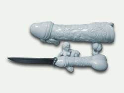 skybisonandcompany:  wanderingcynic:  femmeanddangerous:  Artifact from the secret cabinets of Catherine the Great. Commissioned by her lover Grigory Orlov.  No queen should rule without her trusty penis knife.  Catherine the Great: “is that a knife