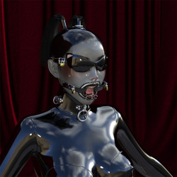  So G8F is bound and Latex encased and &hellip; wait, her Head is still free from Latex! That´s not fully encased! Here is the solution: A full Head Hood with Nose holes, Eyeholes and of course a Mouth hole!  Compatible in Daz Studio 4.9 and up! Check