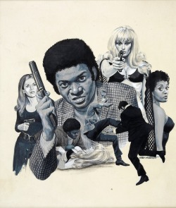 Gray Morrow - Mean Mother, Movie Poster Illustration Original Art (1974).