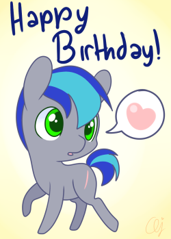 ♥ Happy (almost) Birthday! ♥I wanted to save this for tomorrow, but its to adorable to not post right now! OH MY GOD GAUGHGHG I LOVE YOU INKIE!! &lt;3333 BEST FRIEND EVEA! THIS IS SO CUTE IT ALMOST KILLED ME! Thank you so much Inkie &lt;33 This already