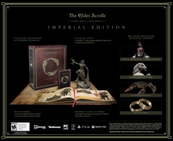 martininamerica:  theomeganerd:  Bethesda Softworks Announces The Elder Scrolls Online Imperial Edition and Official Online StoreBethesda Softworks, a ZeniMax® Media company, today announced that it will release The Elder Scrolls Online Imperial Edition