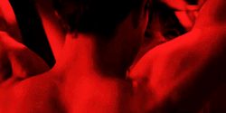 staywithmeforeverever:  Anastasia y Christian en el cuarto rojo. on We Heart It - http://weheartit.com/entry/161761517