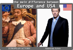 bakerstreetsdoctor:  defilerwyrm:  jabberjack:  HUGH LAURIE IS BRITISH I CAN’T WHY HE’S BRITISH NOT AMERICAN HE JUST PLAYS AN AMERICAN ON THE TELLY.  jack those are both hugh laurie  im pissing 