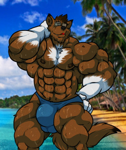 rackunwolf:  vacation time special reward for one of my patreons  