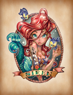 crystalqueerotter:  adrixu:  Disney pin-ups by Tim Shumate Timshumate.comtimshumateillustrations.tumblr.com  These are fancy. I love Ariel and Alice the best. Peoples’ phones always autocorrecy my name to Siren before they change it. 