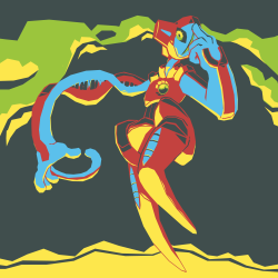 knoggart:Day 21 - 3rd GenI may not use them a lot in the game but I adore Deoxys’s design and how they can change form.