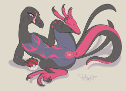 phathusa-moonbrush: Salazzle Pinup Say no more :) First drawing of new year. WOOT! Been craving to draw her for a while now. Tried her out on my new surface pro 4 and she came out lovely for the first time drawing her. I will be doing more of her in the