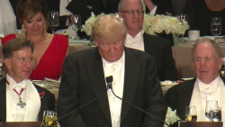 driad:  runningupthathillary:  superheroes:  please take a moment with me to appreciate these reactions to trump’s speech at the al smith dinner last night also, what i wouldn’t give to be in on this convo between hillary clinton and the archbishop